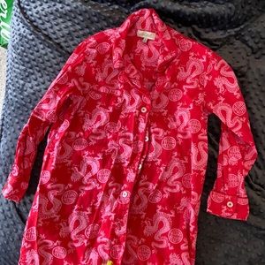 Pink & red sleep shirt